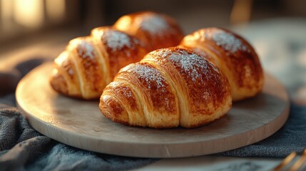 Pastries on Light Marble