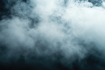 Fototapeta premium A plane flying through a cloud of smoke