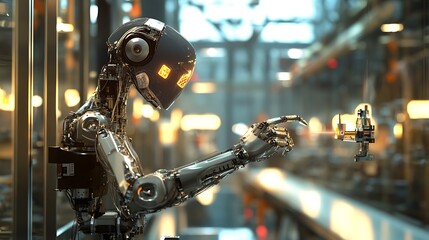 Fototapeta premium Artificial Intelligence in Quality Control Processes