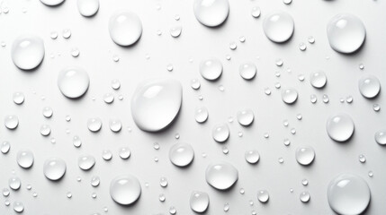 Background with White Dew Drops