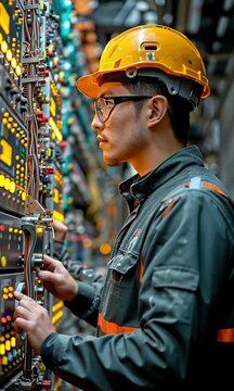 Pressure steam drum commissioning and control panel examination by an electrical engineer