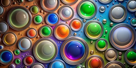 Abstract Circles Vector Design for Modern Art and Digital Backgrounds