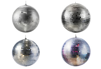 Set of disco ball coloring png