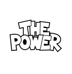 the powers lettering
