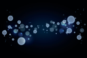 abstract glowing bokeh lights. Bokeh lights effect isolated on transparent background.