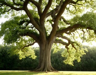 Fototapeta premium AI generated tree