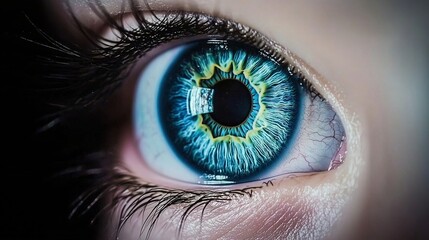 Obraz premium Exploring the Beauty and Depth of the Human Eye in Detail