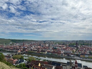 Fototapeta premium Würzburg von Oben