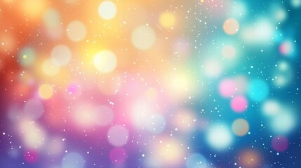 Obraz premium Stunning Colorful Bokeh Background with Sparkling Lights and Softness