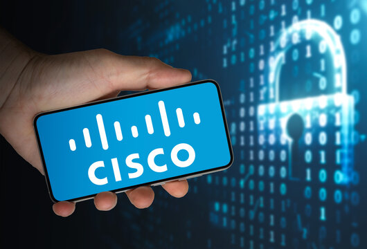 Cisco Systems security service displayed on smartphone