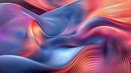 Obraz premium Colorful Abstract Wave Patterns