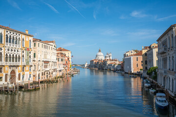 A view from a bridge from Canalgrande, Venice, Italy