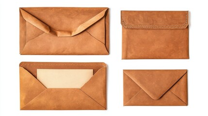 Elegant Brown Envelope Set for Various Uses