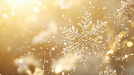 The Beautiful Winter Snowflake