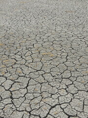 dry cracked soil