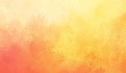 A smooth gradient background from orange to yellow, with a grainy texture that resembles watercolor paper. 