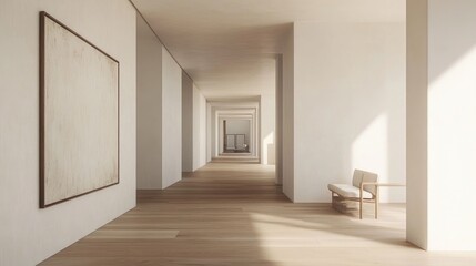 Modern Minimalist Interior with Natural Light