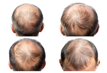 Set of alopecia png