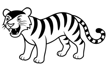 zebra cartoon isolated on white