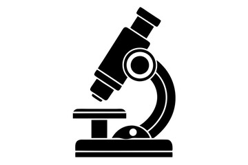 microscope isolated on white