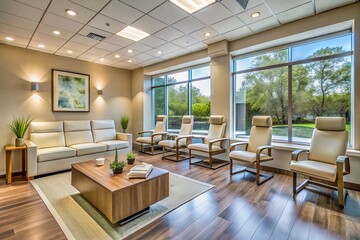 Architectural Photography of a Medical Facility for Toenail Injury Treatment