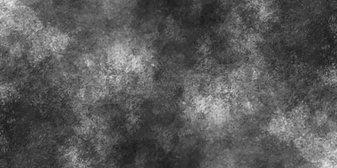 Black and white grungy background or texture, featuring a haze of soft gray tones and abstract patterns. black backdrop concrete texture background banner pattern. dark paper texture background.