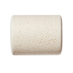 Obraz premium Soft foam roller, ideal for muscle recovery and exercise, white isolate background.