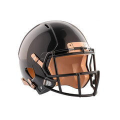 Naklejka premium Football helmet on a white isolated background.
