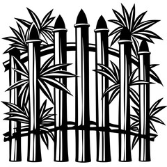 black and white bamboo