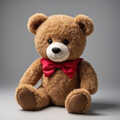 Obraz premium Brown Teddybär. Generative AI Technologie