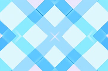 Fototapeta premium Blue Diagonal Plaid Pattern Background Vector Illustration with a sleek and modern blue plaid pattern 