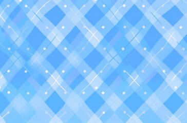 Blue Diagonal Plaid Pattern Background Vector Illustration with  a sleek and modern blue plaid pattern 