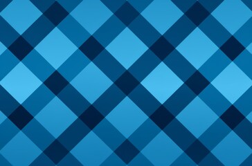 Obraz premium Blue Diagonal Plaid Pattern Background Vector Illustration with a sleek and modern blue plaid pattern 