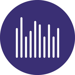 Audio Bars Icon Design