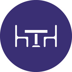 Dinner Table Icon Design
