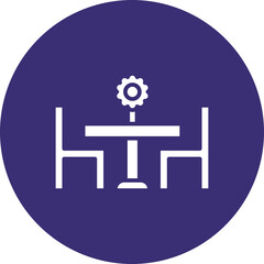 Dining Table Icon Design