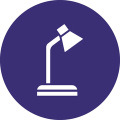 Desk Lamp Icon Design