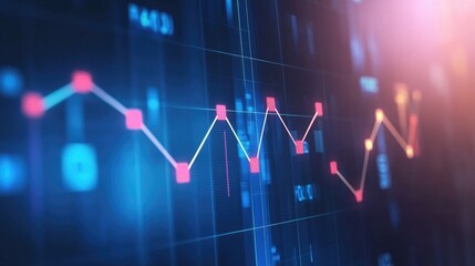 Abstract Data Visualization with Graph Lines and Points