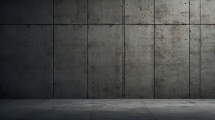 Concrete Wall, Stone, Texture, Texture, Cement, Gray, Gloomy, Industrial