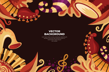 Vector Music Background 2