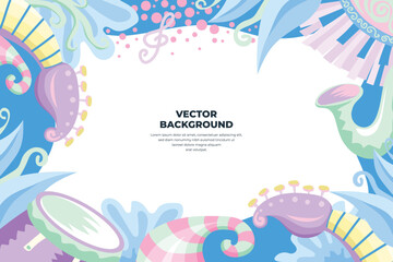 Vector Music Background 3
