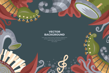 Vector Music Background 5
