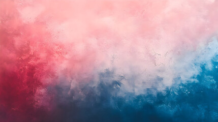 Obraz premium A soft blue and red blush background with a powdery texture