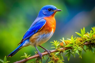 Obraz premium Stunning Bluebird Pictures Capturing Vibrant Colors of Nature for Wildlife and Birdwatching Enthusiasts