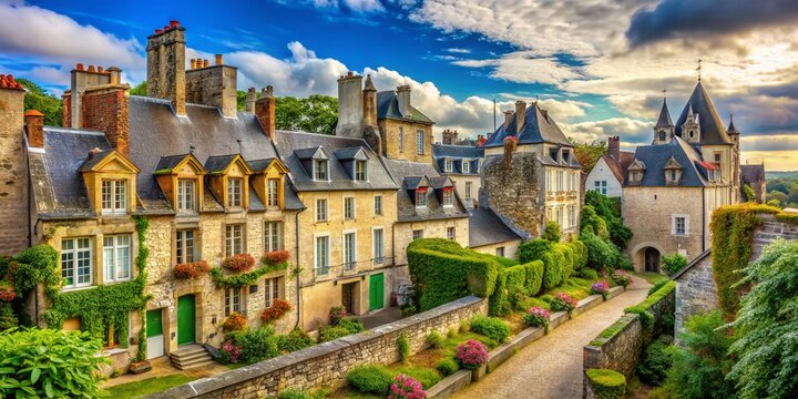 Captivating Old Architecture of Thouars: A Glimpse into Small Town History