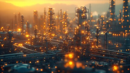 Close-up of Industrial Pipe Racks with Towering Pipeline for Engineering and Construction Use