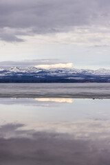 Tranquil Winter Landscape in Yellowstone National Park