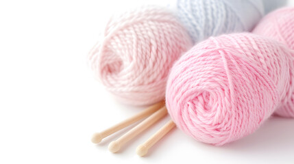Yarn and Knitting Needles in a Beautiful Still Life | Crafting Essentials for Cozy Projects