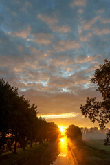 Sonnenaufgang in der Lewitz