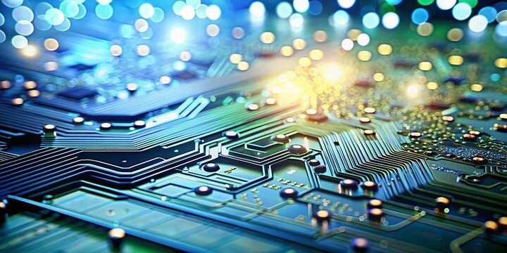 Circuit Board FPC Technology Enhancing Electronics with Flexibility on Transparent Background